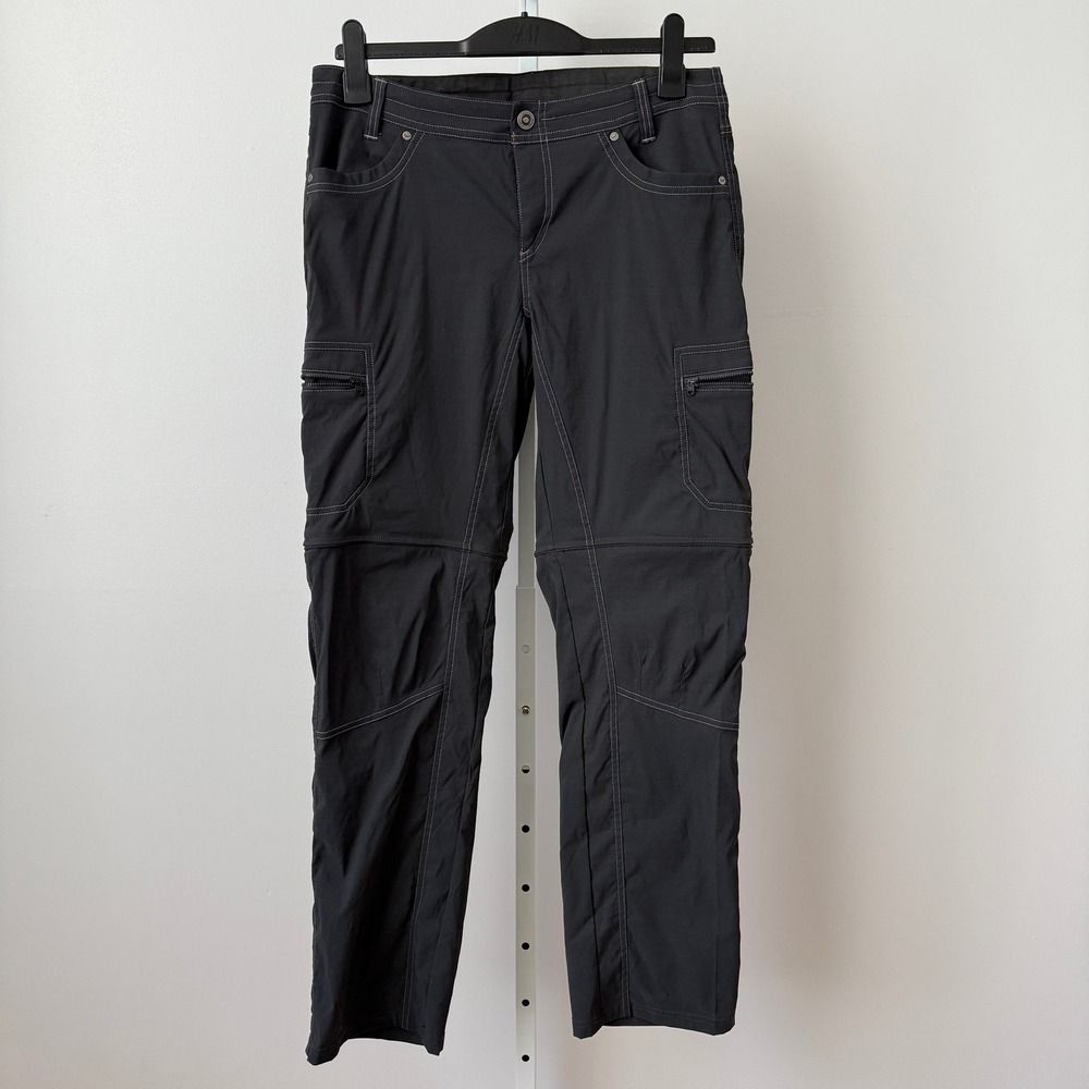 KUHL Women's 10 REG‎ Convertible Zip Off Hiking Pants Gray Outdoors